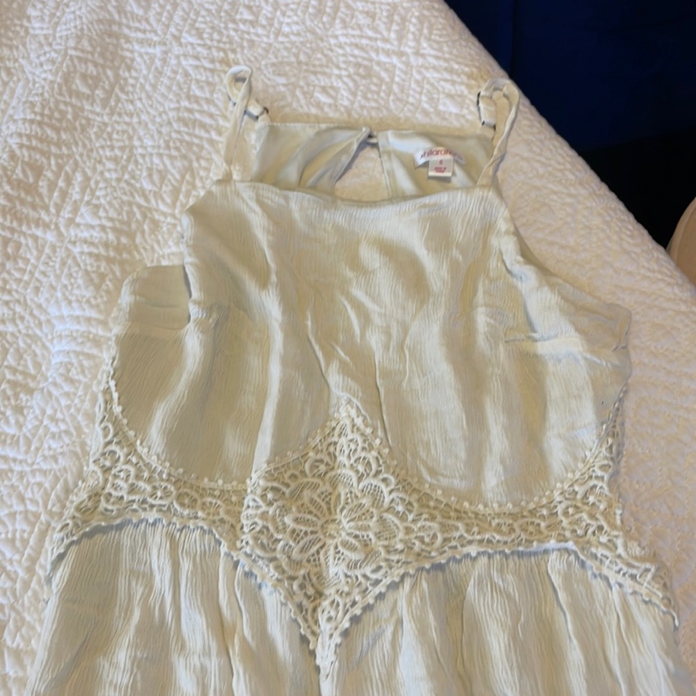 White bohemian womens dress